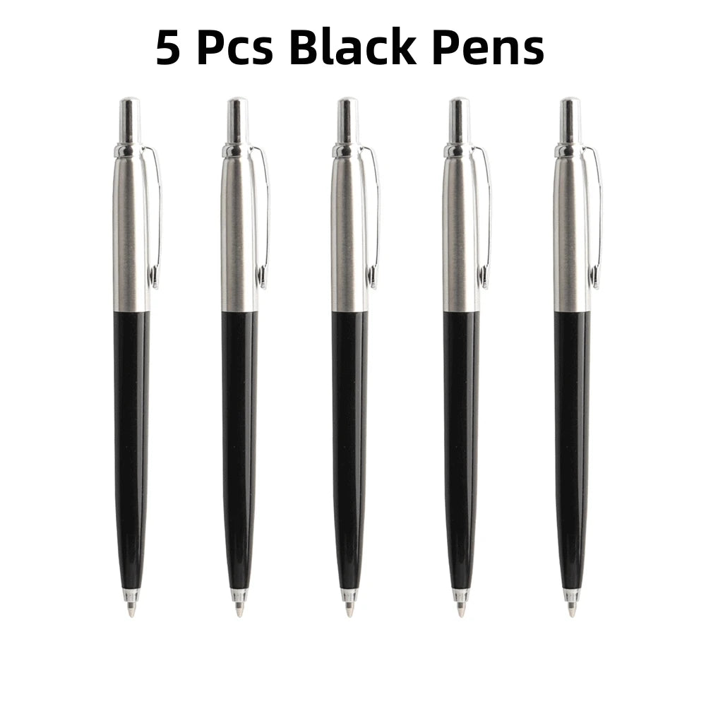 Metal Ballpoint Pen Set of 5