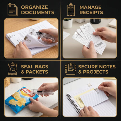 Metal Document Clips For Paper Organization