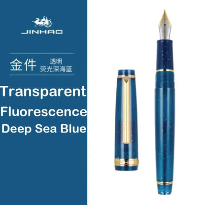 Luxury Fountain Pen with Gold Trim and Fine Nib