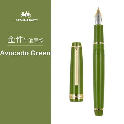 Luxury Fountain Pen with Gold Trim and Fine Nib