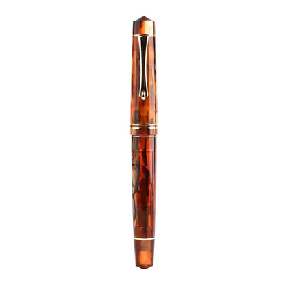 Resin Fountain Pen with Gold Clip