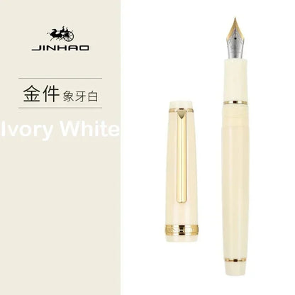 Luxury Fountain Pen with Gold Trim and Fine Nib