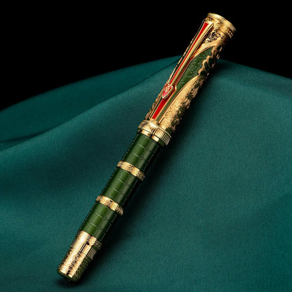 Fountain pen shown with the cap removed