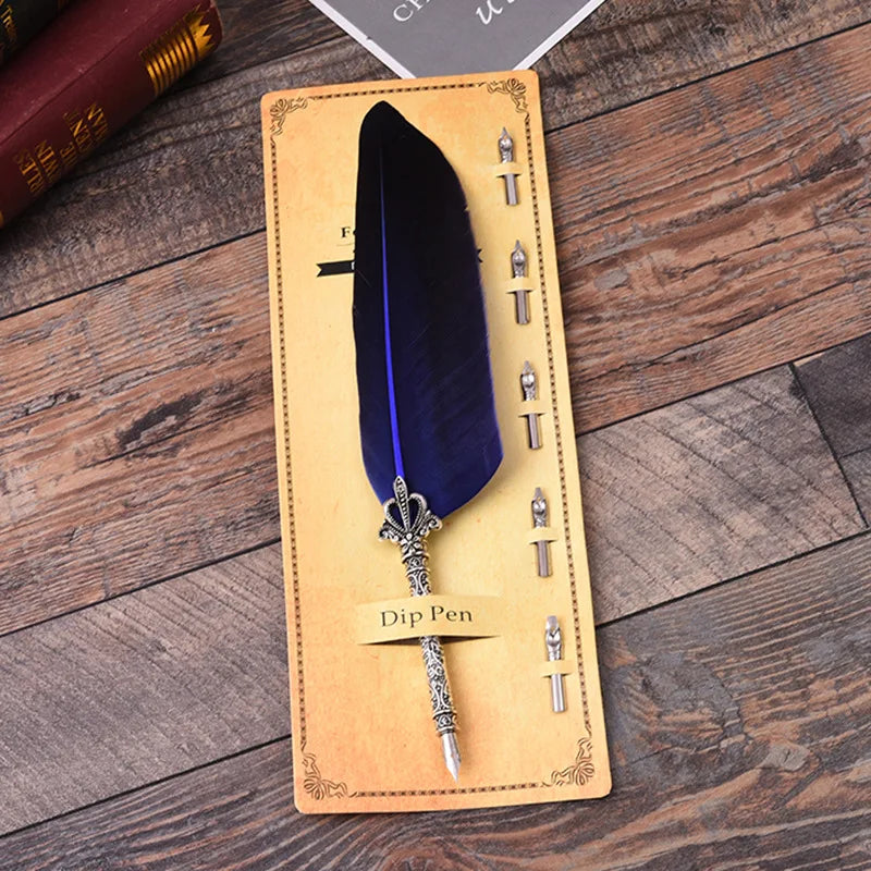 English Calligraphy Feather Dip Pen