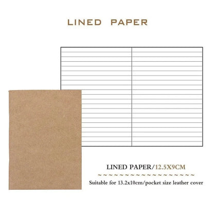 Kraft Weekly Planner Notebook Lined Journal