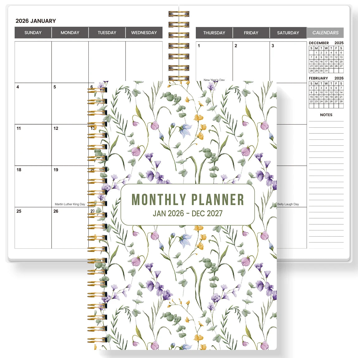 Weekly Planner Spiral A5 Two Year