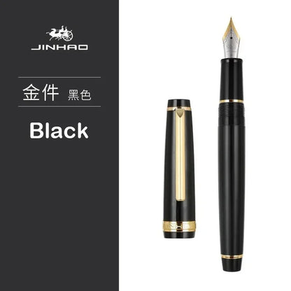 Luxury Fountain Pen with Gold Trim and Fine Nib