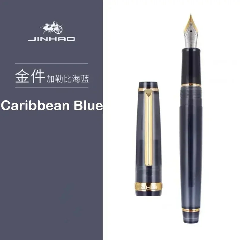 Luxury Fountain Pen with Gold Trim and Fine Nib