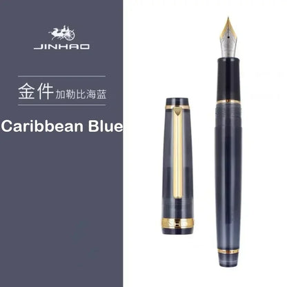 Luxury Fountain Pen with Gold Trim and Fine Nib