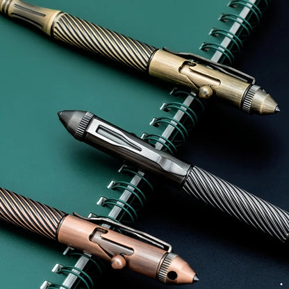 Heavy Metal Brass Pen Stylish Metal Writing Instrument