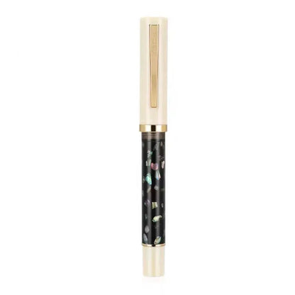 Fountain Pen Wood Scrimshaw Design