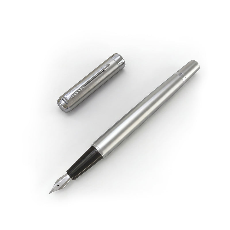 Aurora Steel Executive Fountain Pen