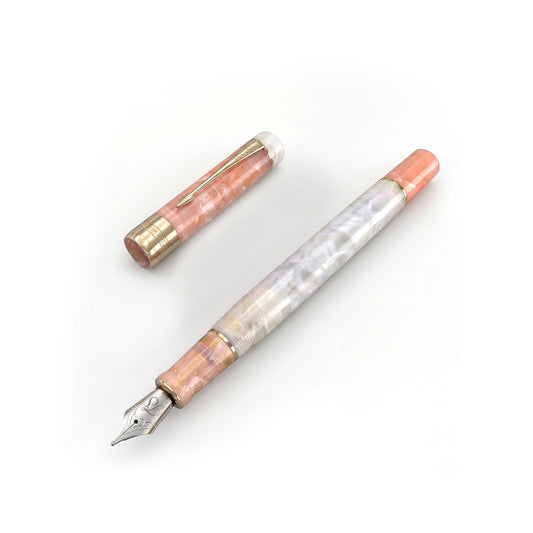 Rose Quartz Fountain Pen — Too Shiny Edition