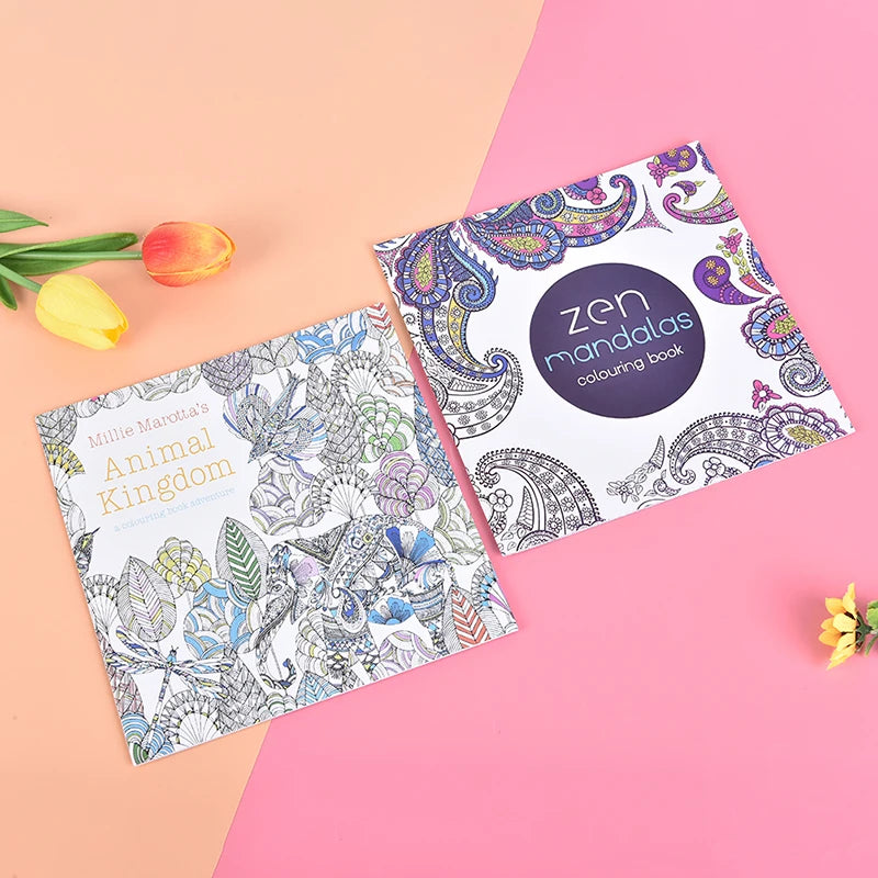 Calm & Color™ – Stress Relief Coloring Book for Kids & Adults