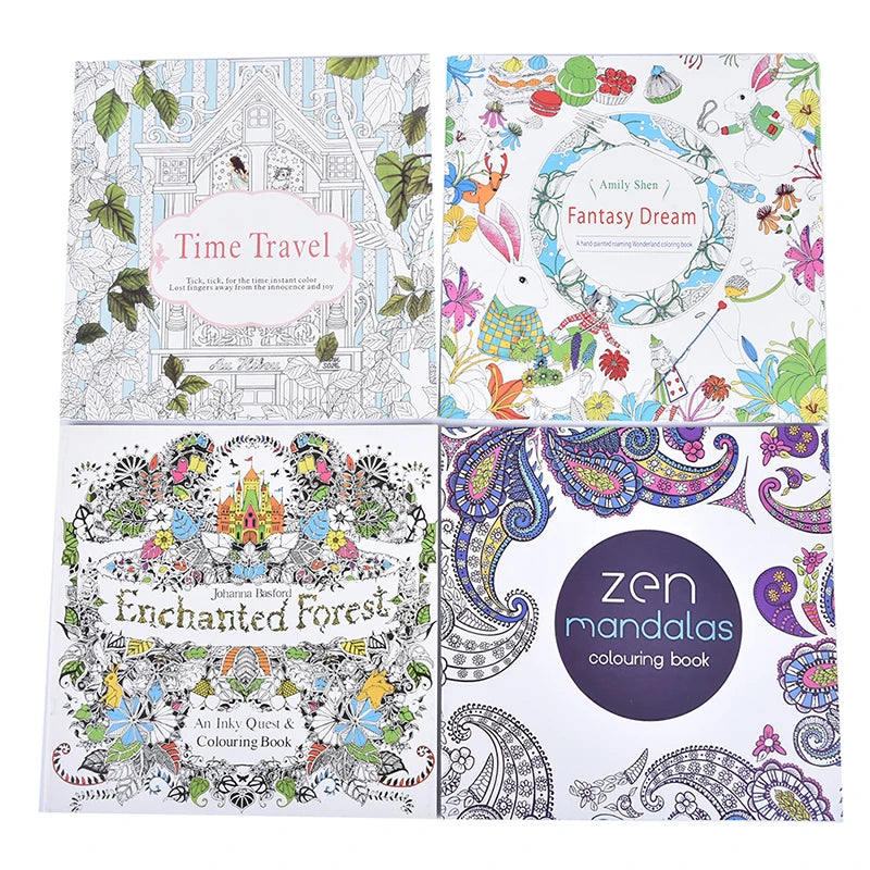 Calm & Color™ – Stress Relief Coloring Book for Kids & Adults