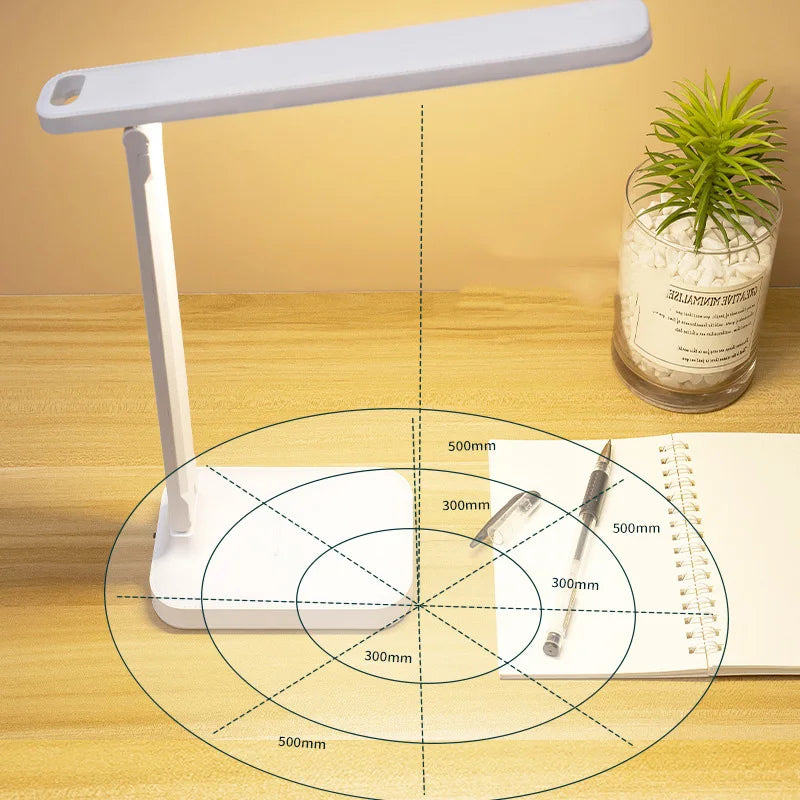 LuminaFlex Foldable Touch Desk Lamp