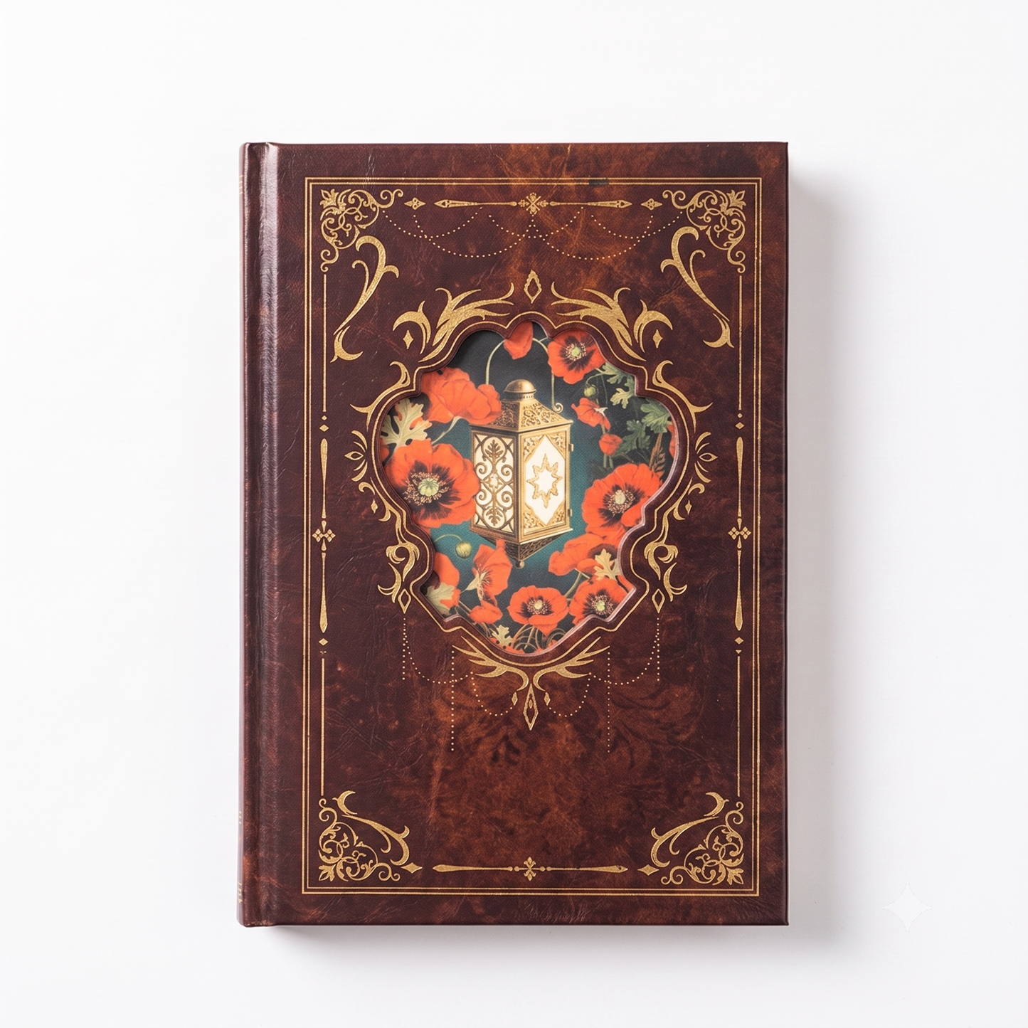 Vintage Style Gold Foil Notebook