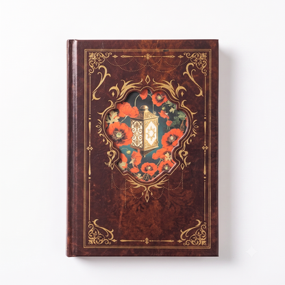 Vintage Style Gold Foil Notebook
