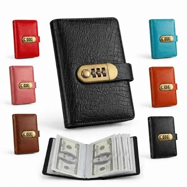 Closed money saving binder shown from the front