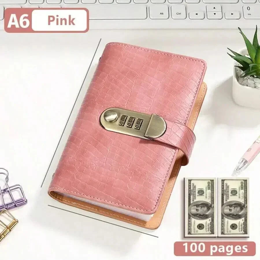 Money Saving Binder With 3-Digit Combination Lock
