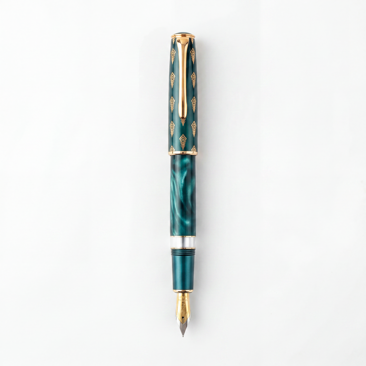 Nebula Royal Peacock Fountain Pen in a Box