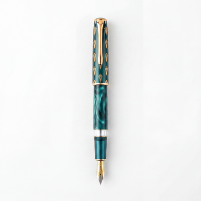 Nebula Royal Peacock Fountain Pen in a Box