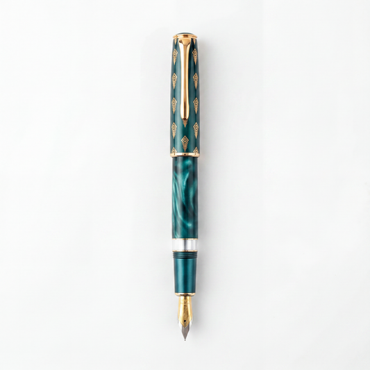 Nebula Royal Peacock Fountain Pen in a Box