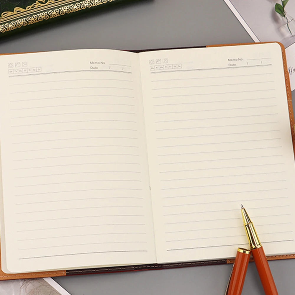 A5 Retro Password-Protected Diary with Lock