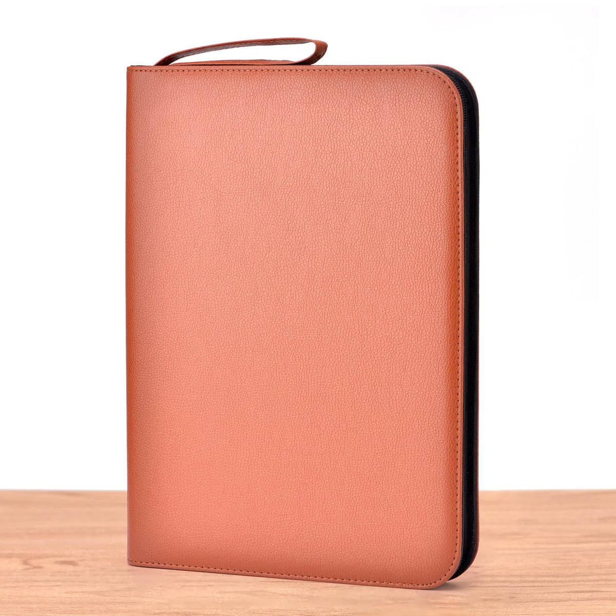 48-Pen Fountain Pen Case With Zipper Black or Brown