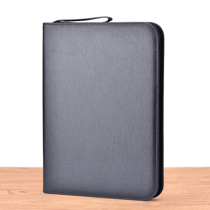 48-Pen Fountain Pen Case With Zipper Black or Brown