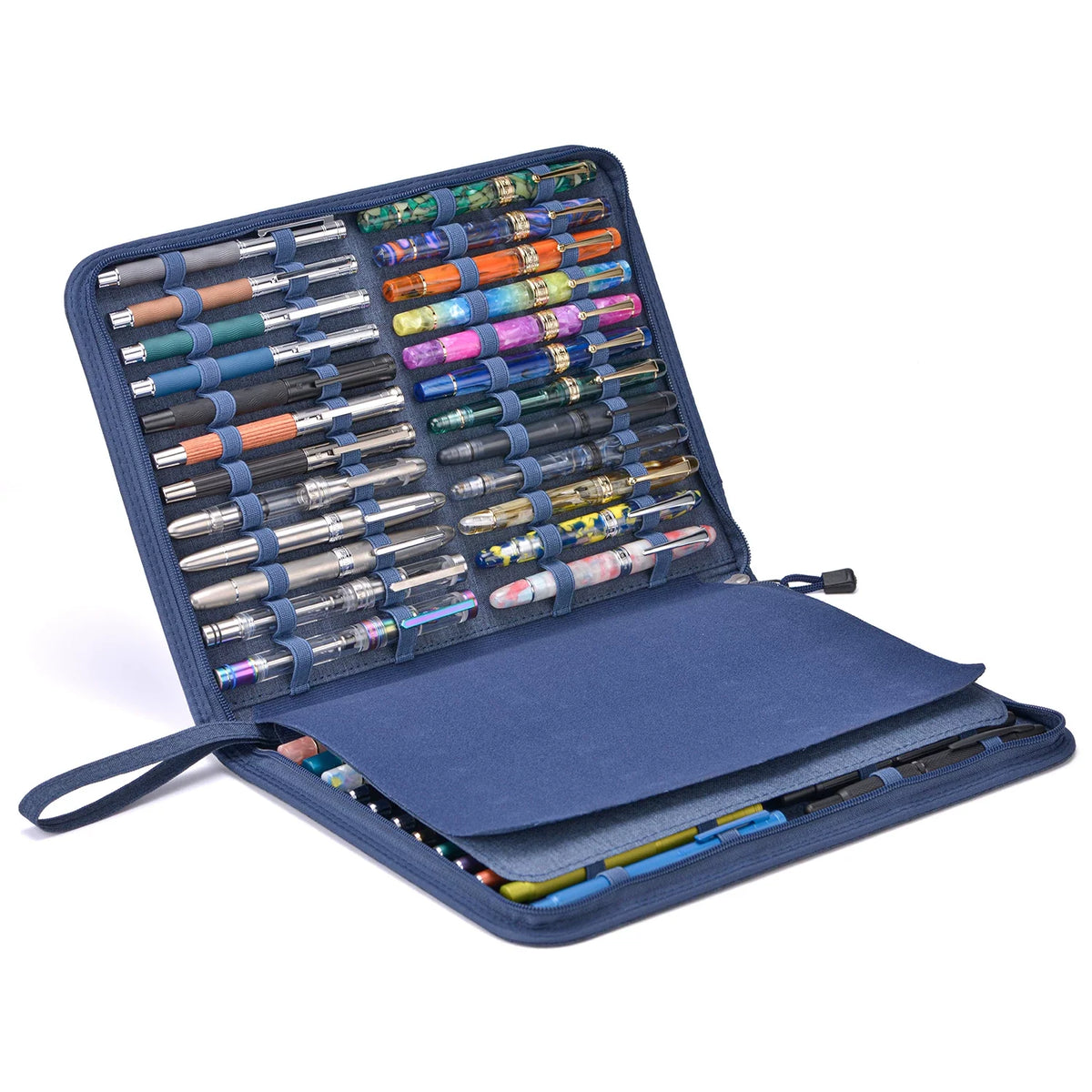 Fountain pen case displayed closed and ready for storage or travel