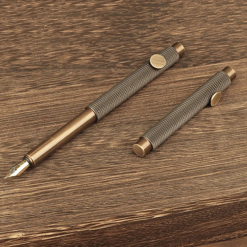 Nebula Vintage Brass Fountain Pen