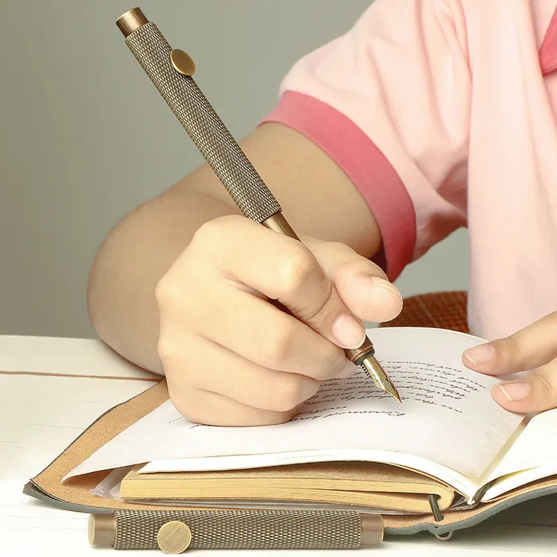 Nebula Vintage Brass Fountain Pen