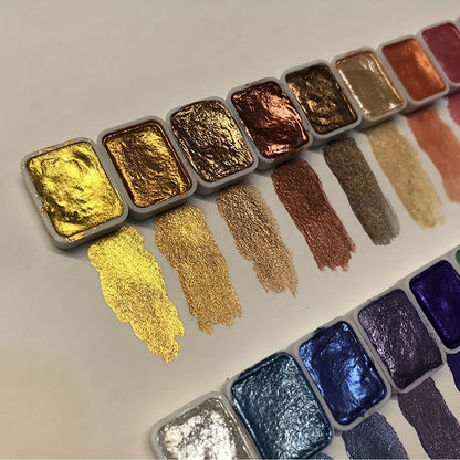 20-Color Metal Watercolor Set