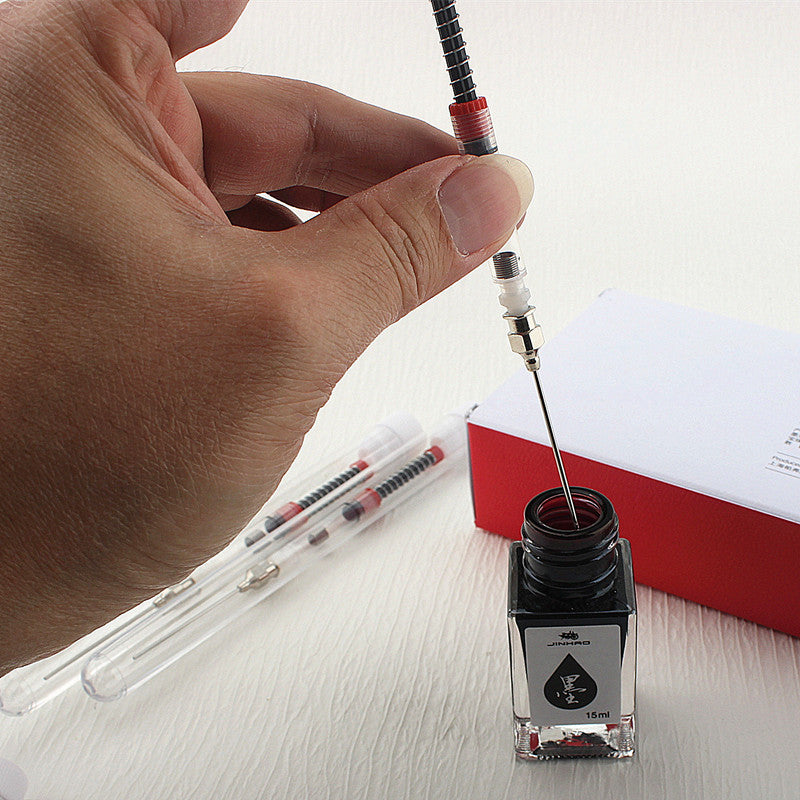 Fountain Pen Spring Ink Auxiliary Absorber Syringe Tool (3 Pieces ...