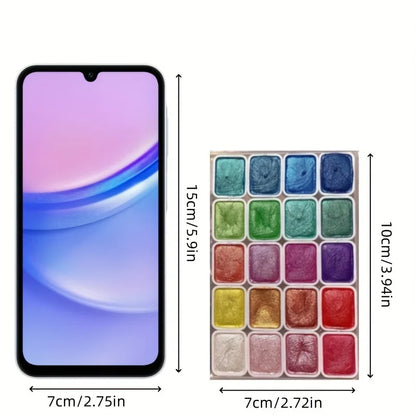 20-Color Metal Watercolor Set