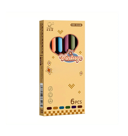 Fine Tip Gel Pen (Set of 6)