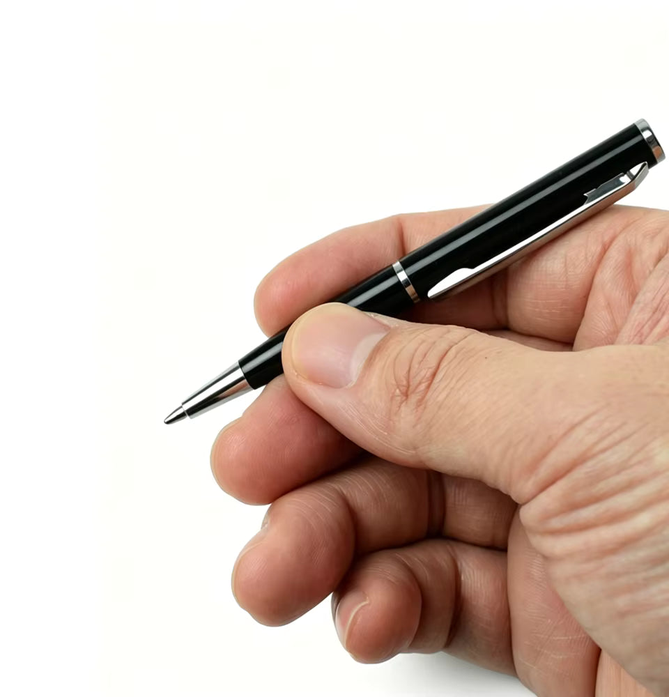 Compact Retractable Metal Ballpoint Pen