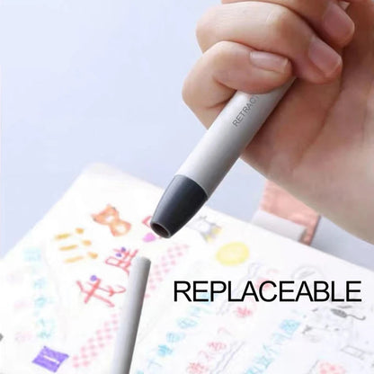 Press Retractable Pencil Eraser