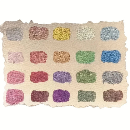 20-Color Metal Watercolor Set