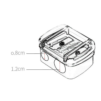Double-Hole Pencil Sharpener