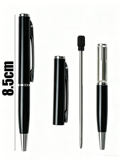 Compact Retractable Metal Ballpoint Pen