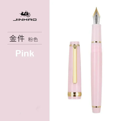 Luxury Fountain Pen with Gold Trim and Fine Nib