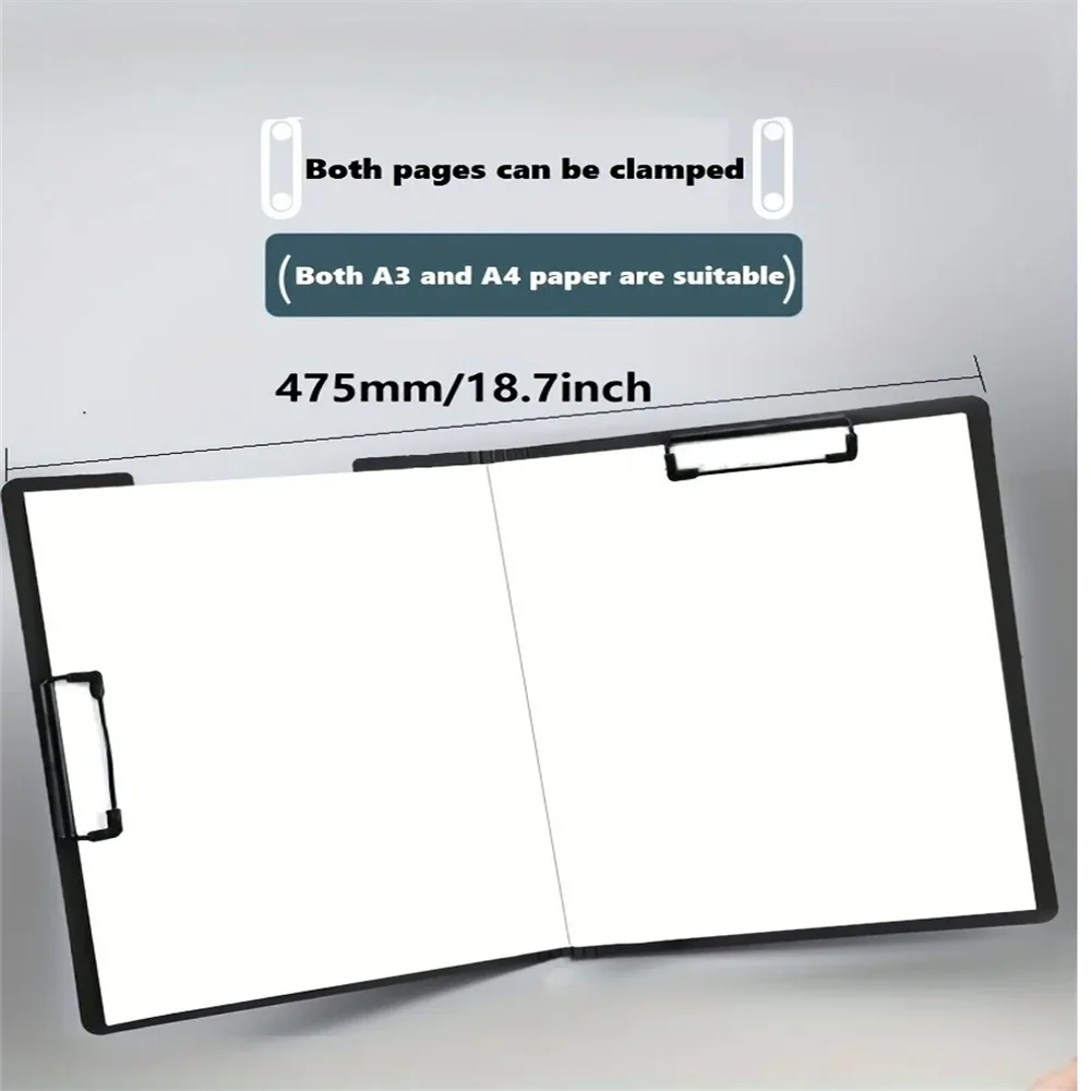 A4 Document Organizer Clipboard Folder