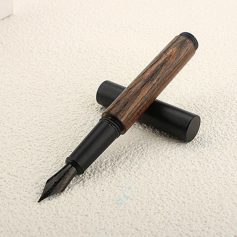 Fountain Pen Bronze Wood Mini Pocket With Converter