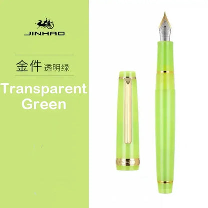Luxury Fountain Pen with Gold Trim and Fine Nib