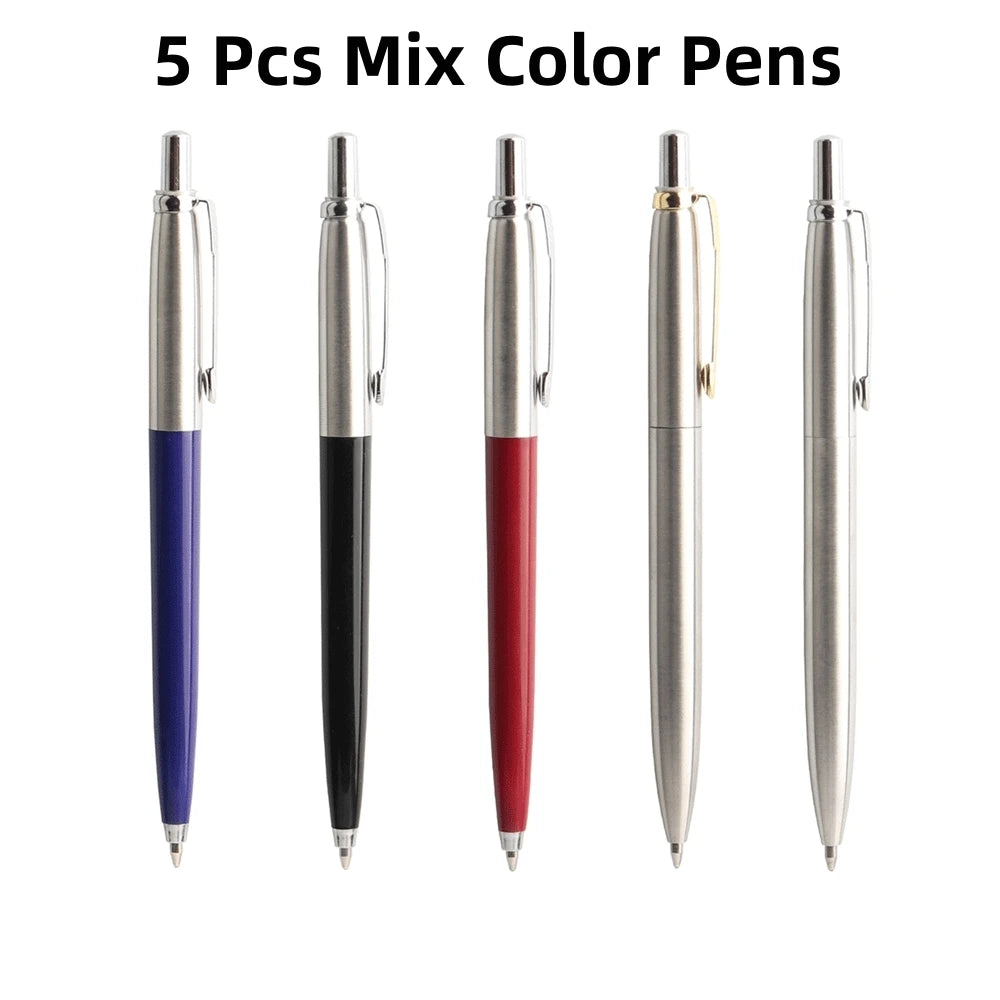 Metal Ballpoint Pen Set of 5