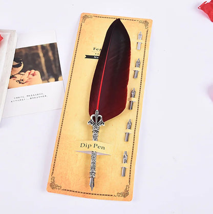 English Calligraphy Feather Dip Pen