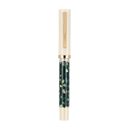 Fountain Pen Wood Scrimshaw Design