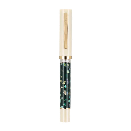 Fountain Pen Wood Scrimshaw Design